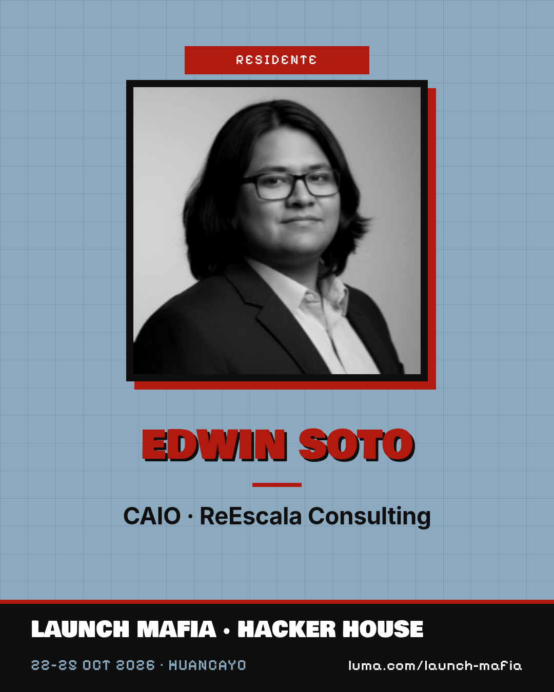 Retrato de Edwin Soto